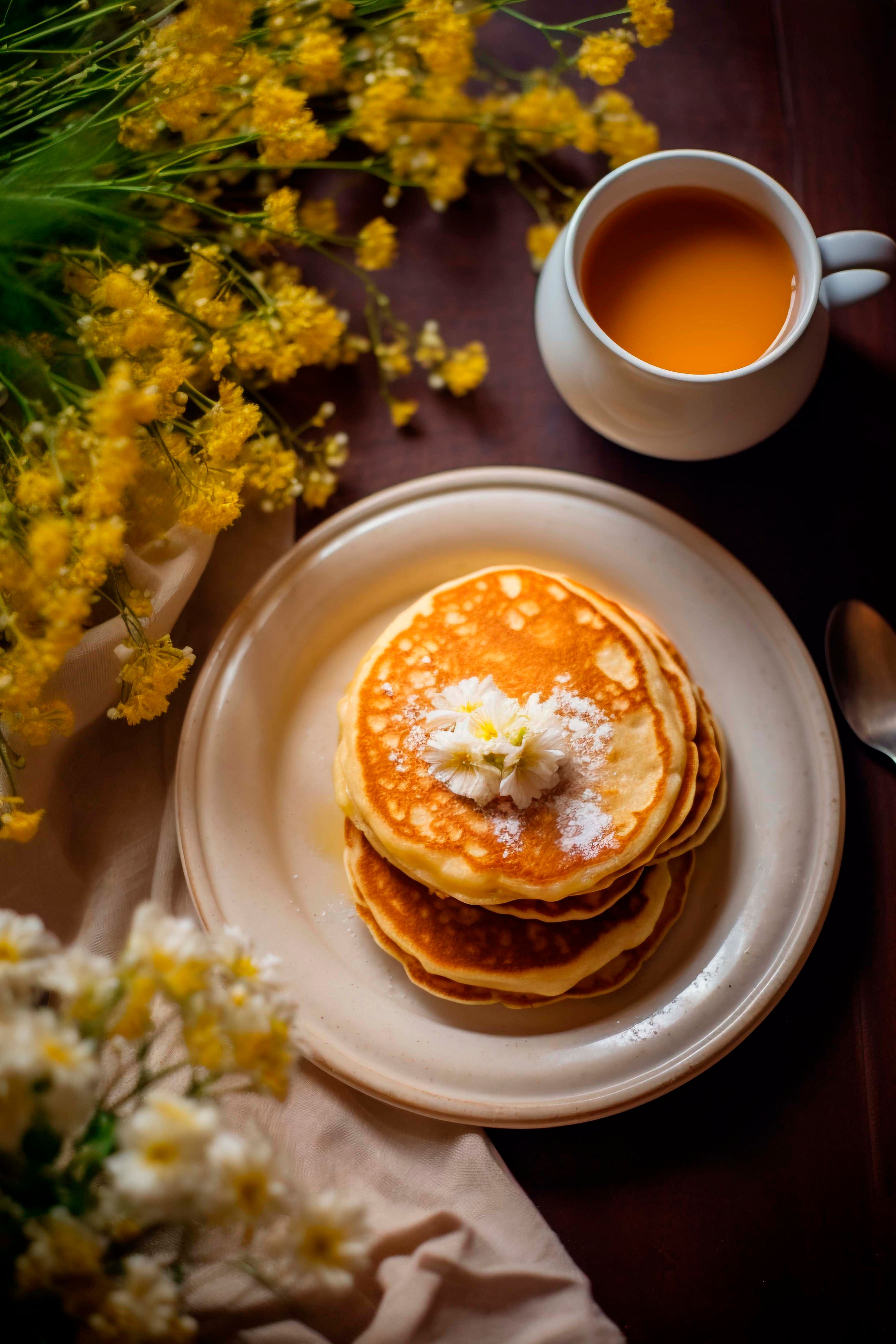 Fluffy No-Sugar Sourdough Pancakes – Easy Discard Recipe!